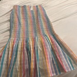 NWT J.Crew stripped skirt size 10